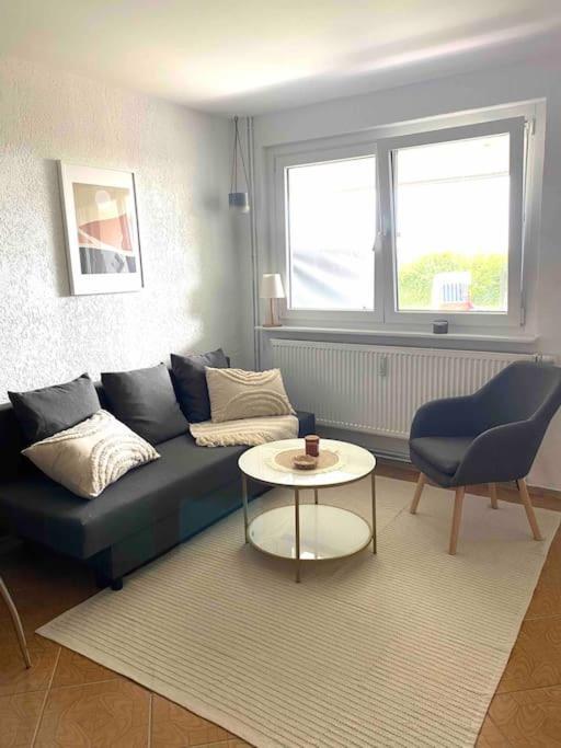 Ferienwohnung Nr. 1 Terrasse Bodden Kanu Bootssteg Zudar Exterior foto