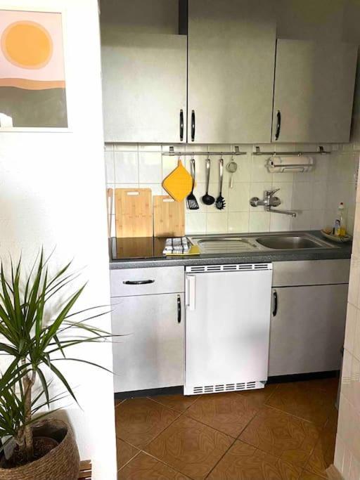 Ferienwohnung Nr. 1 Terrasse Bodden Kanu Bootssteg Zudar Exterior foto
